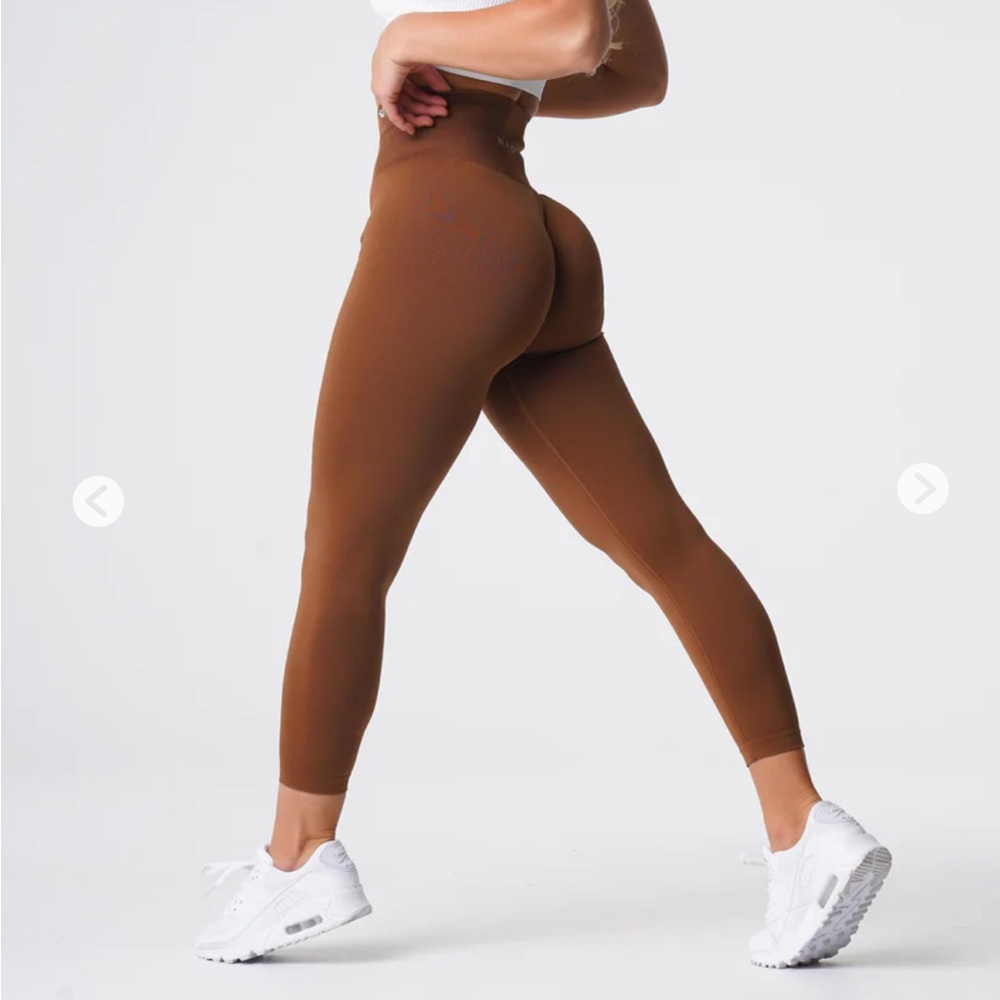 NVGTN Caramel Solid Seamless Leggings
